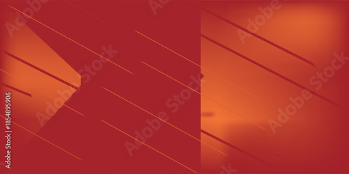 red and orange backround paper style. vector abstract