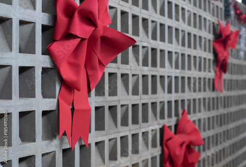 Interior decoration for Christmas and New Year at a cafe