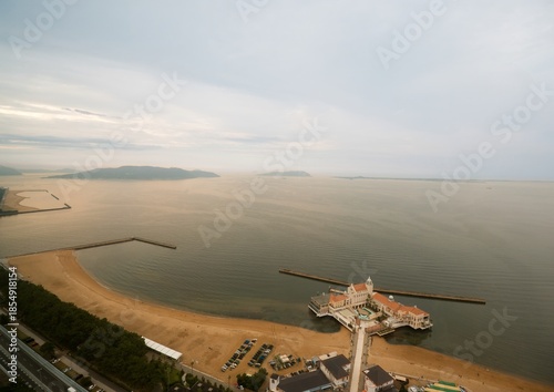 Japan Arial Shot Coastline