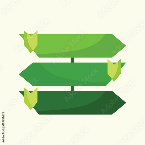 A clean green arrow infographic designed to present step-by-step processes, workflows, or directional information clearly.