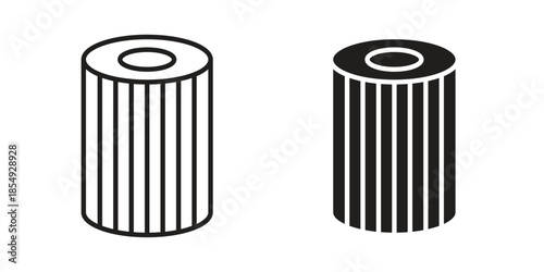 Air filter icons or logo design isolated sign symbol vector illustration - high quality line style vector