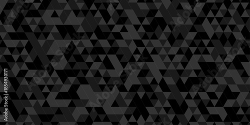 Abstract low polygon cubic black gray design. vector poly triangle texture geometric pattern triangular. geometric wall tile and metal cube background triangle wallpaper design.