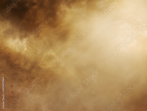 Golden-brown mist with subtle shine effect; ample space reserved for title or text.