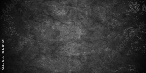 Texture abstract black charcoal wall Stone concrete grungy backdrop background. dark grey black slate texture background.