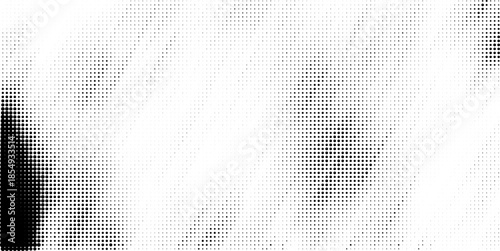 A scattered array of black dots creates a nuanced halftone texture with areas of subtle density.
