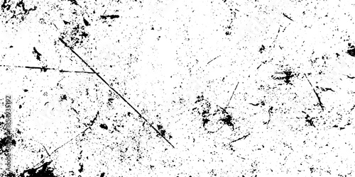 A dense black and white grunge texture providing a rich visual layer of concentrated dust and scratches.