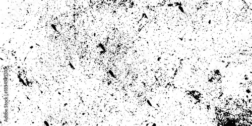 An intricate monochrome design showcasing a heavily textured grunge surface with numerous dark imperfections and fine details.