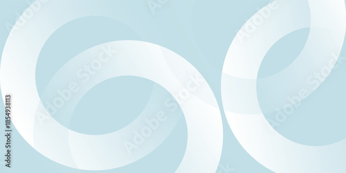 Modern abstract background. Glossy white gradient circle lines. Minimal geometric pattern. Simple graphic elements. Futuristic concept. Suitable for cover, poster, banner, brochure,