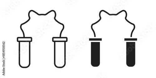 Jump rope icons or logo design isolated sign symbol vector illustration - high quality line style vector