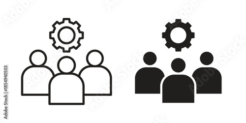 Operation icons or logo design isolated sign symbol vector illustration - high quality line style vector