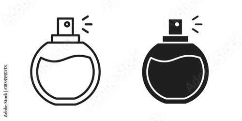 Parfum icons or logo design isolated sign symbol vector illustration - high quality line style vector