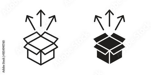 Product release icons or logo design isolated sign symbol vector illustration - high quality line style vector