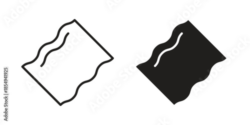 Rag icons or logo design isolated sign symbol vector illustration - high quality line style vector