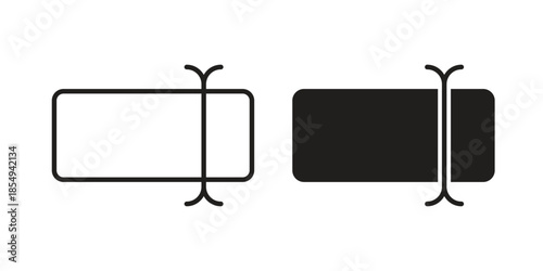 Rename icons or logo design isolated sign symbol vector illustration - high quality line style vector