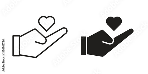 Selfcare icons or logo design isolated sign symbol vector illustration - high quality line style vector