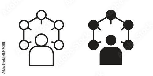 Skillsfor banner ands collection Silhouette flat icon design element.aging design Vector illustrationsn icons or logo design isolated sign symbol vector illustration - high quality line style vector