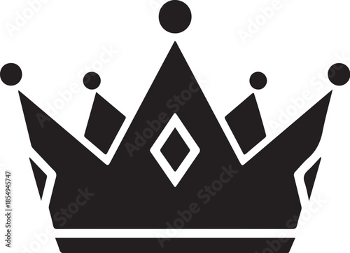 Royal Crown Silhouette Vector Set