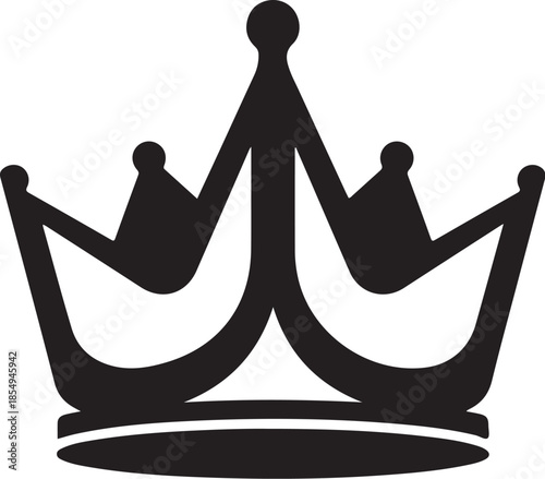 Royal Crown Silhouette Vector Set