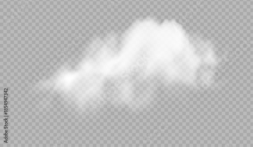 Realistic Ground Fog Overlay with Soft Diffusion PNG overlay