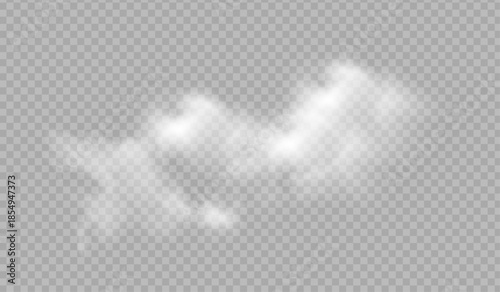 Realistic Ground Fog Overlay with Soft Diffusion PNG overlay