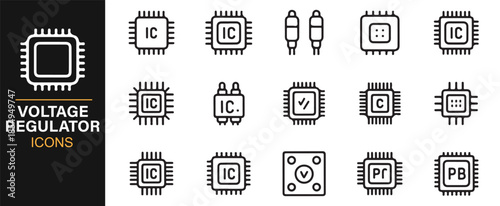 Embedded system and power control minimal icon set