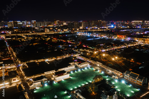Wallpaper Mural High-definition Aerial Night View of Datong Ancient City in Datong City, Shanxi Province, China
 Torontodigital.ca