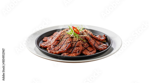 Korean BBQ Bulgogi on Plate