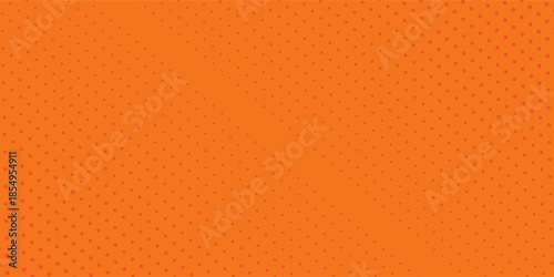 Dots halftone orange color pattern gradient texture with technology digital background. Dots pop art comics with summer background. modern orange dotted