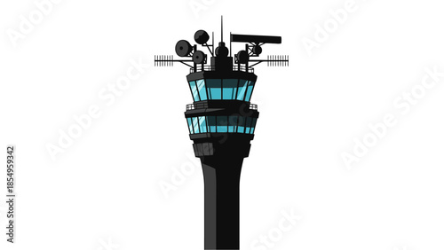 Black silhouette illustration of a vertical farm building with multiple levels of plant growth, representing sustainable agriculture, urban farming, and innovative food
