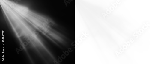 Wallpaper Mural Transparent spotlight effect. A bright, glowing beam with rays in PNG format for stage, studio, or gallery lighting. Torontodigital.ca