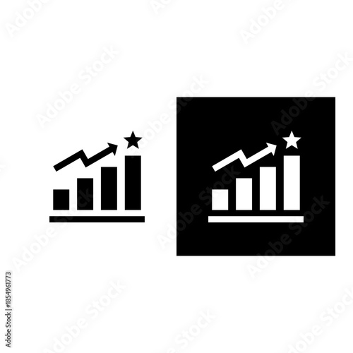 Efficacy icon black and white filled.