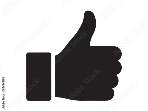 Black Hand Signal icon.