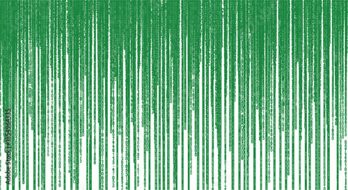 Abstract Green Digital Rain Background
