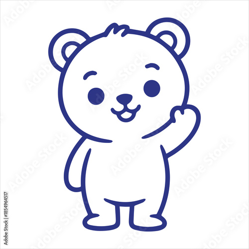 Adorable Teddy Bear Mascot