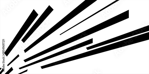 Comic book speed lines isolated on white background stripe effect style for manga speed frame, superhero action, explosion background. Motion line effect, pop art.vector eps 10