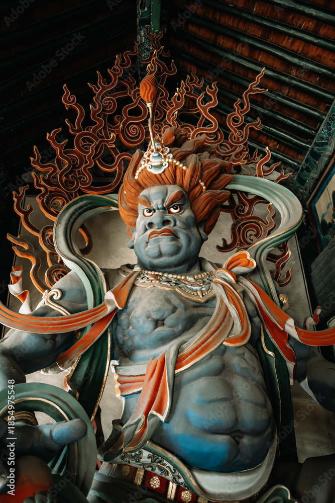 Fototapeta premium High-definition Images of Huayan Temple in Datong Ancient City, Datong, Shanxi Province, China 