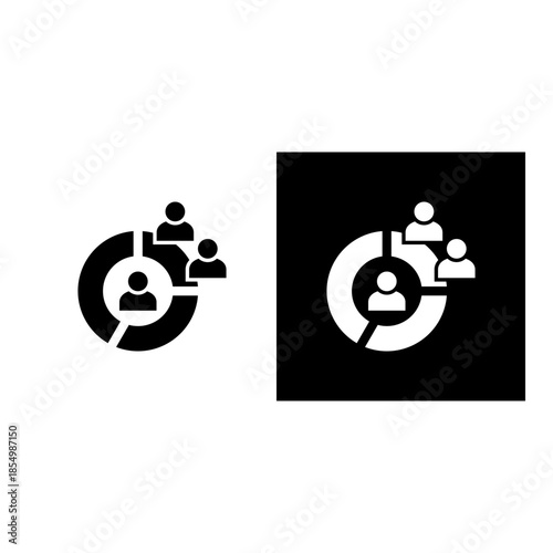 Share icon black and white filled.