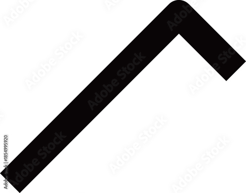 六角レンチのアイコン　モノトーン