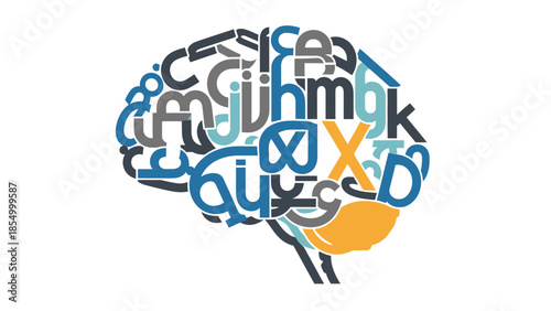 Creative Brain A Conceptual Illustration of Thoughts, Ideas, and Cognitive Processes