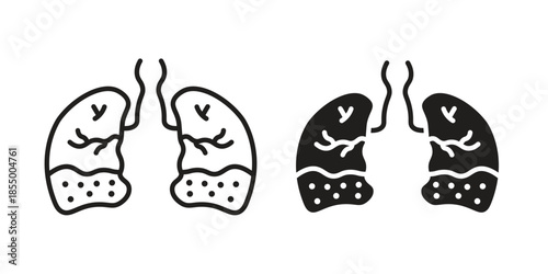 Asthma icons for web developers and designers,