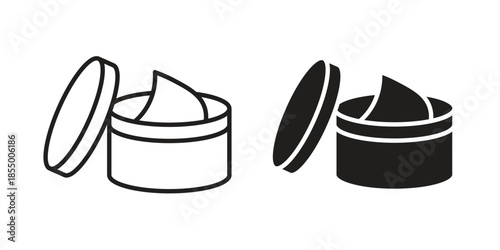 Body cream icons for web developers and designers,