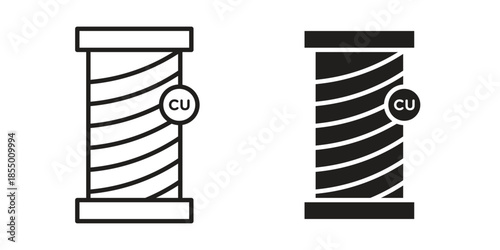 Copper icons for web developers and designers,