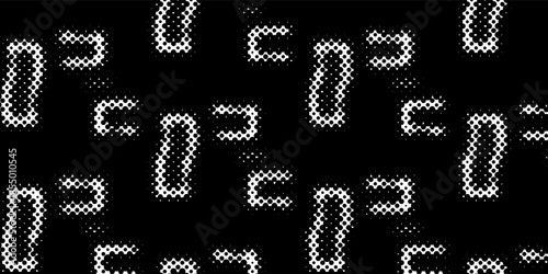 Grunge halftone black and white dots texture background. Spotted vector Abstract Texture