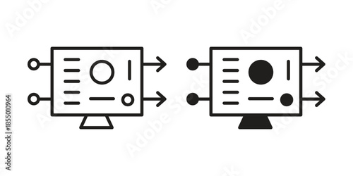 data streaming icons for web developers and designers,