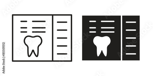 Dental X ray icons for web developers and designers,