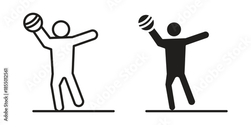 Dodgeball icons for web developers and designers,