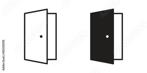 Door icons for web developers and designers,