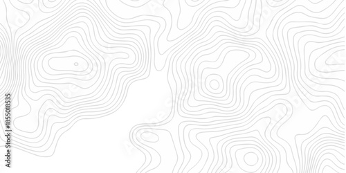 Abstract minimal pattern discovery vector topo map. creative discovery White wave grid stripe line map topography. vector geographic contour mounted map background.