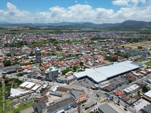 Imagens Aereas da Cidade de Tijucas Santa Catarina