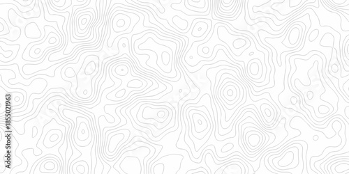 Minimal seamless area vector topo paper lines Topographic contour lines grid map pattern design. Geographic mountain relief. Contour maps. Topo contour paper map design.